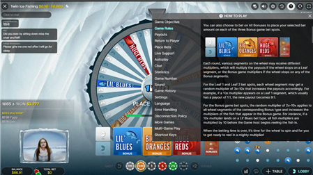 Screenshot regole di gioco Ice Fishing 2