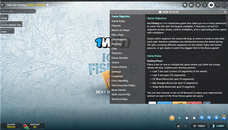 Screenshot come giocare Ice Fishing